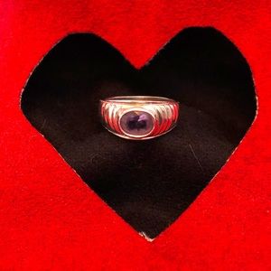 Silver Amethyst ring